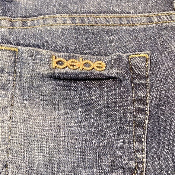 🌷 Bebe 🌷 Low Rise  Flare Boot Cut Jeans Vintage - Picture 3 of 9